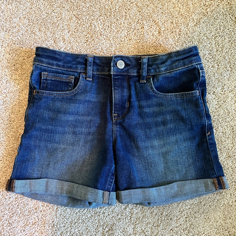 GAP girls Midi Denim Shorts